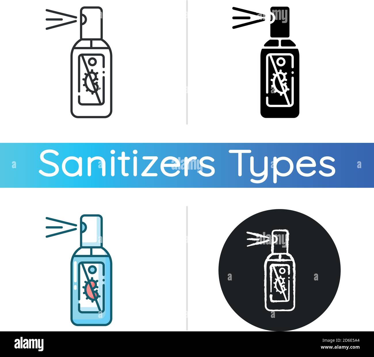 Spray hand sanitizer icon Stock Vector Image & Art Alamy