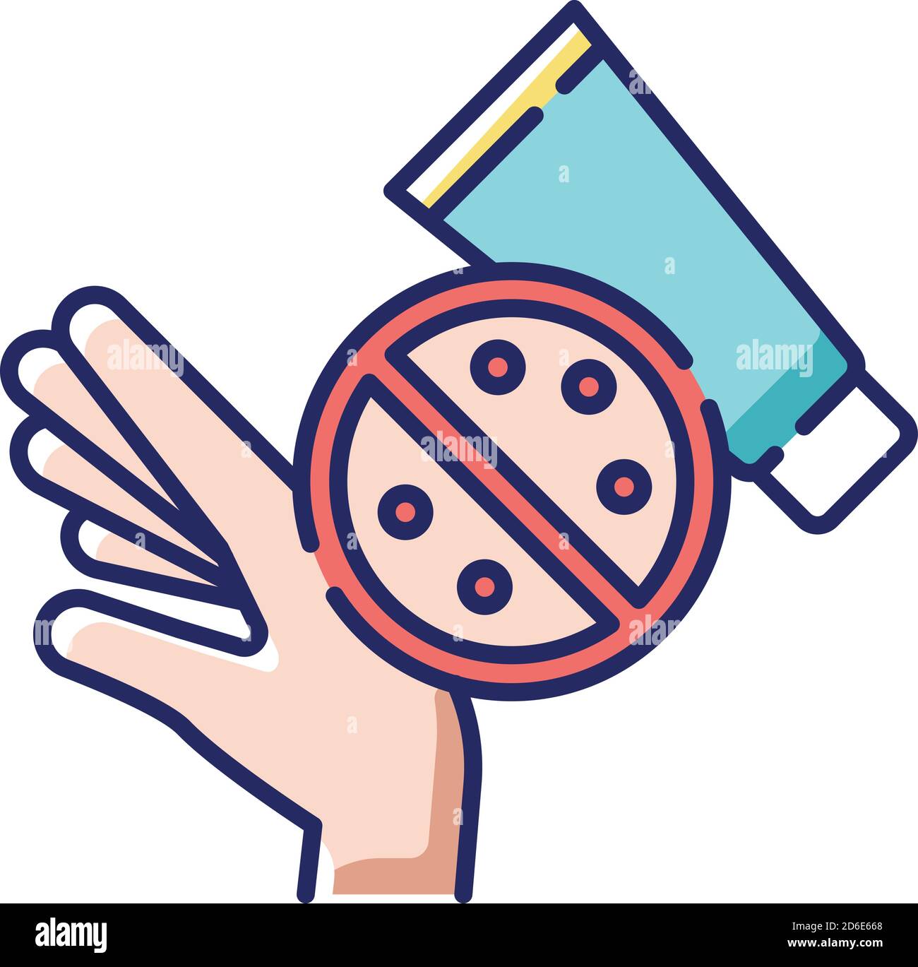 Itch rash Cut Out Stock Images & Pictures - Alamy