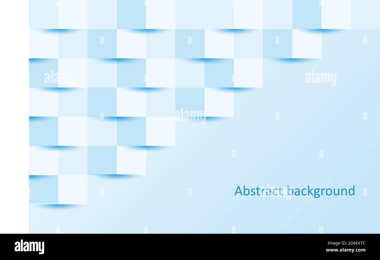 Blue abstract trendy geometric background Stock Vector