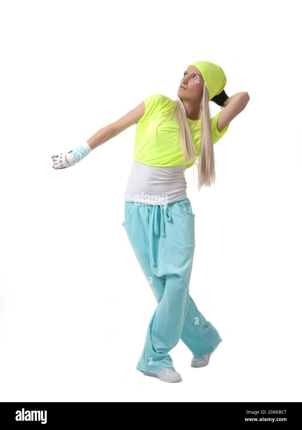 Female hip hop dancer in motion Stock Photo
