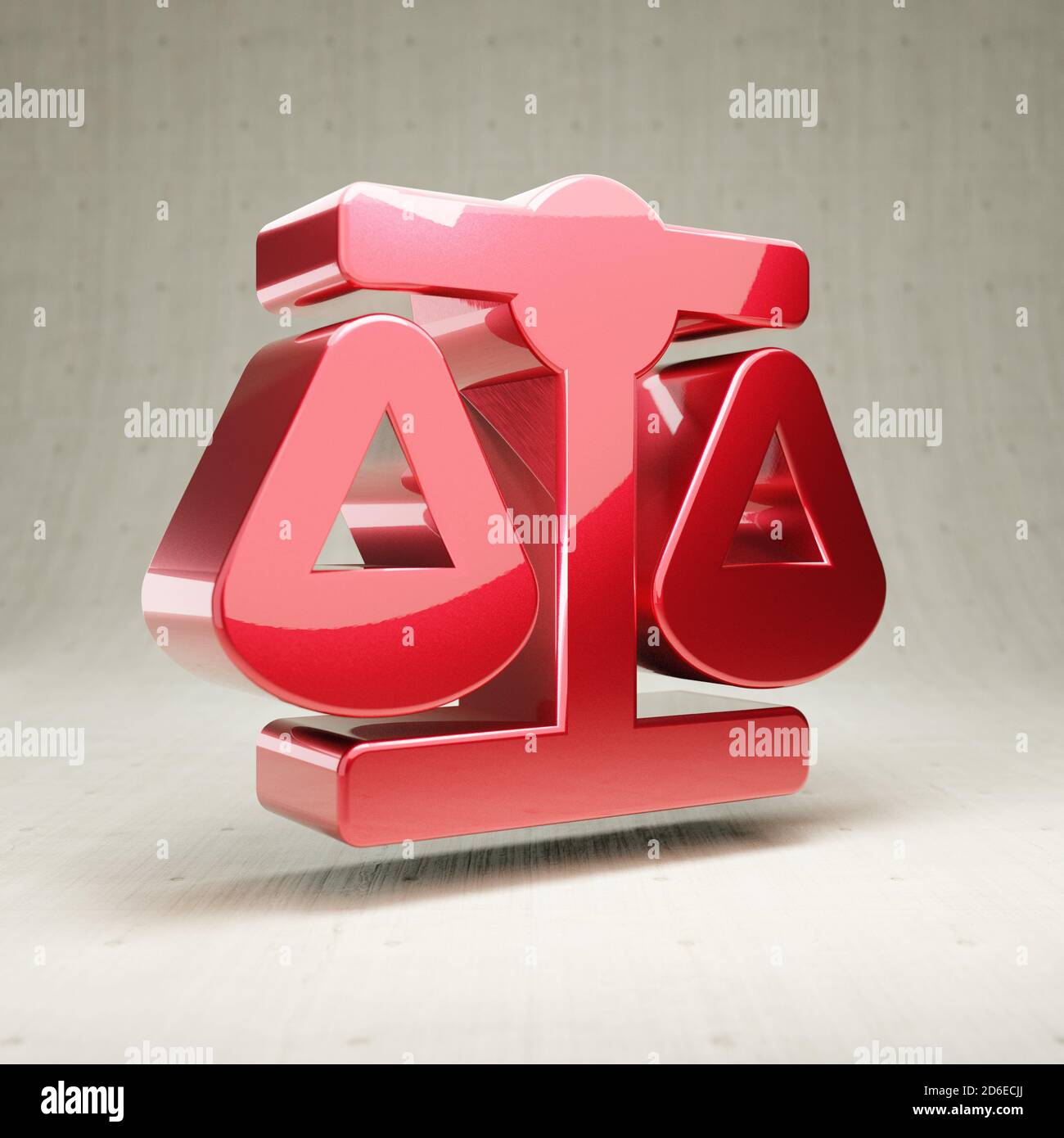 Balance Scale icon. Gold glossy Balance Scale symbol isolated on white ...