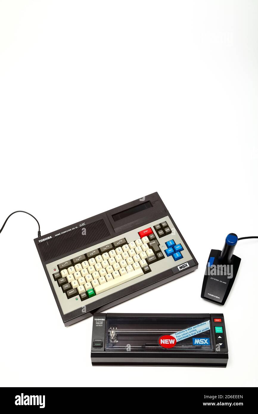 Toshiba HX 10 Home Computer running Microsoft MSX software