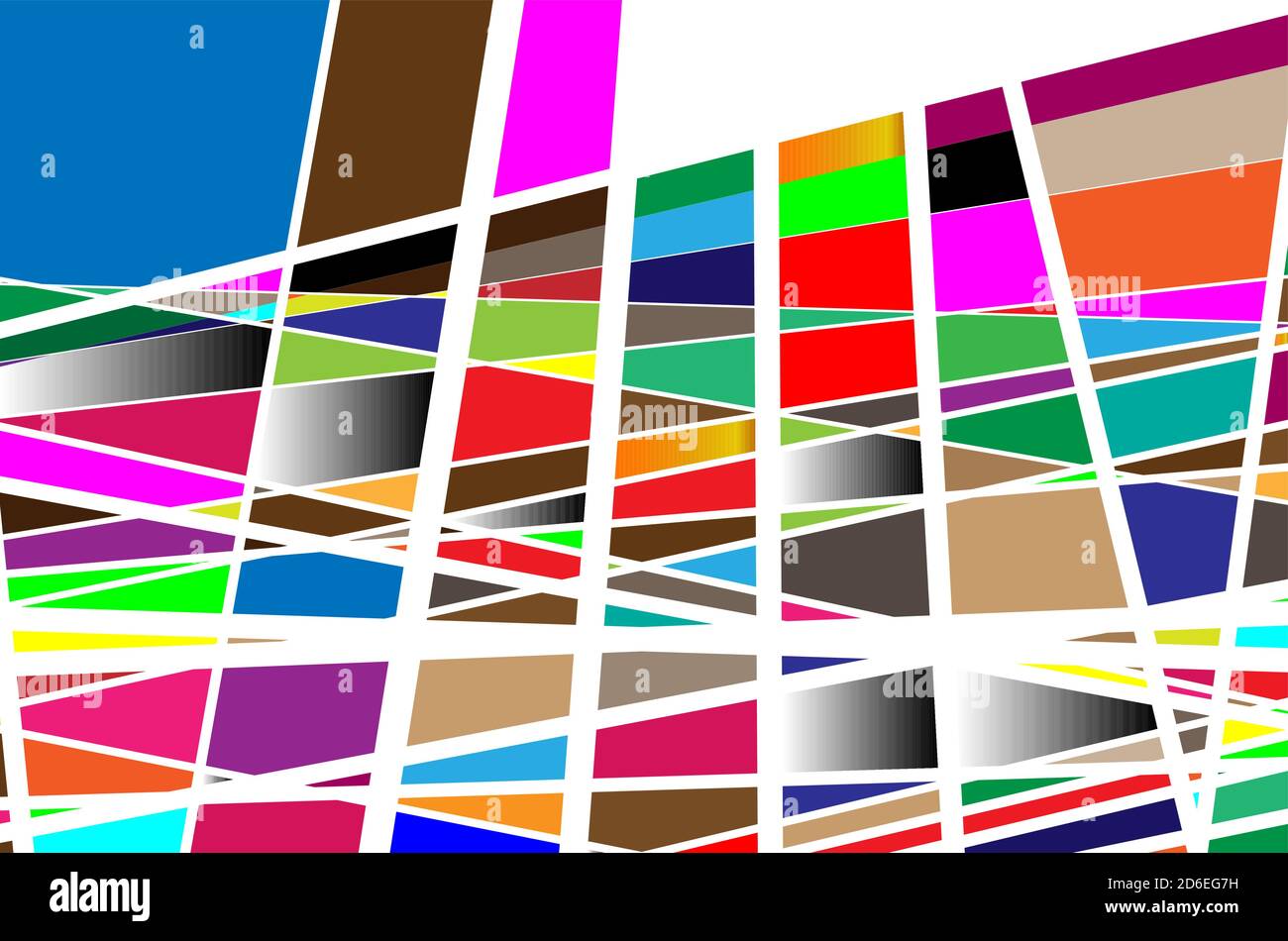 Noise, glitch concept abstract colorful vector illustration. Random ...