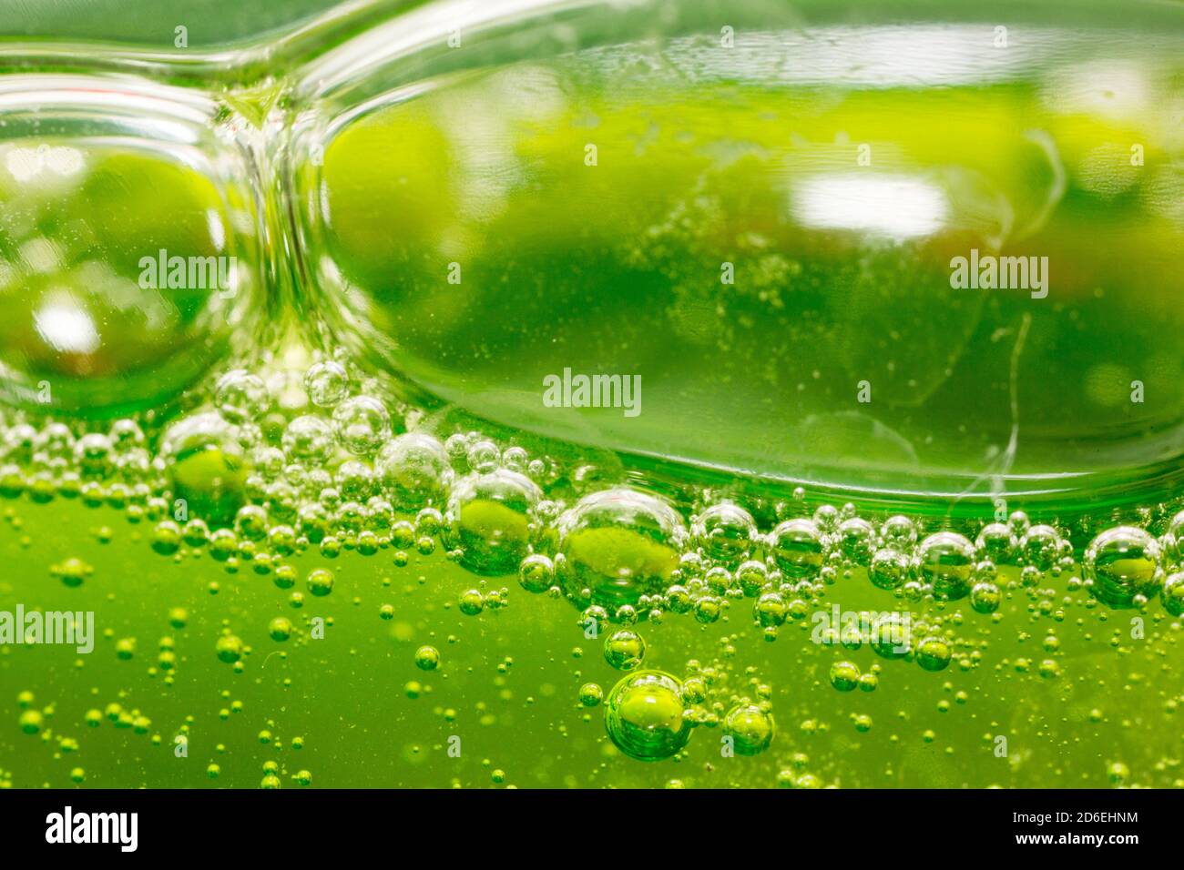 air bubbles inside washing up liquid Stock Photo Alamy
