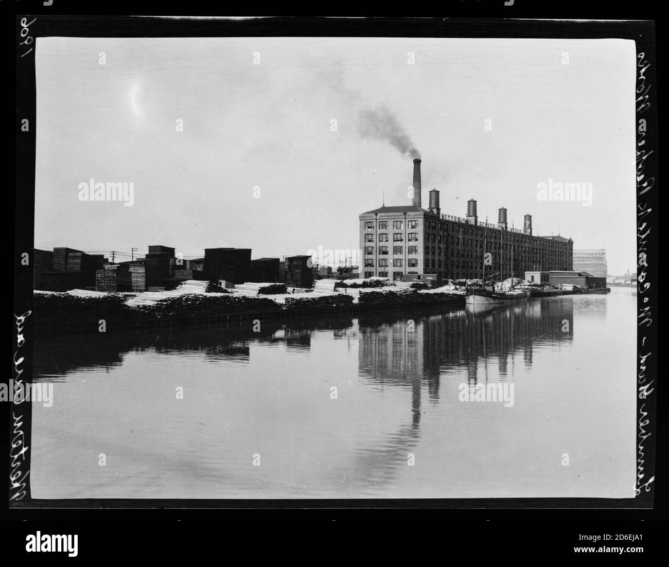McCormick Reaper Works factory located on Western Avenue, Chicago, Illinois, 1906 Stock Photo