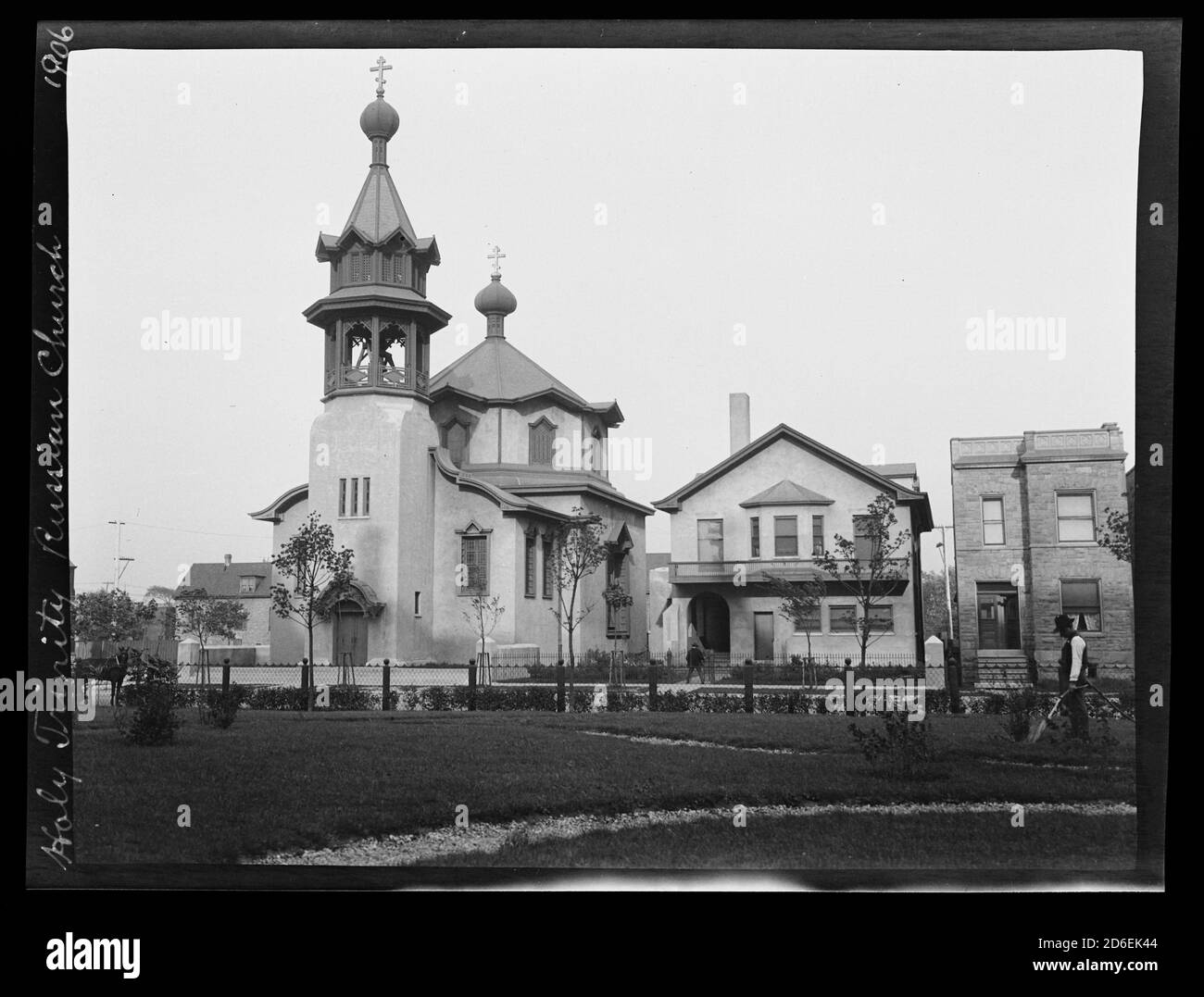 Holy trinity russian orthodox church chicago illinois 1906 stock