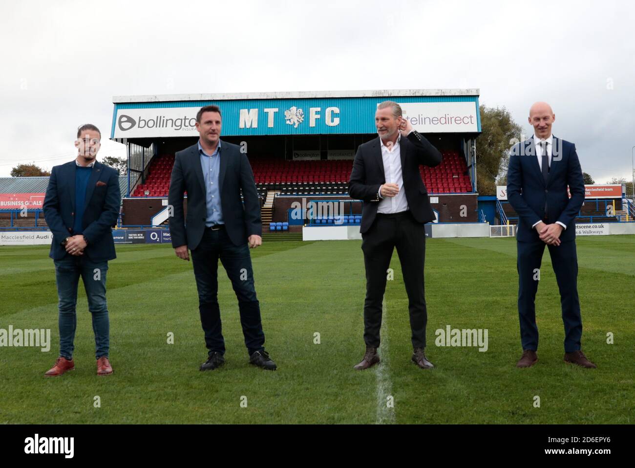 Carlos Roca, Robert Smethurst,Robbie Savage and Danny Whittaker the new