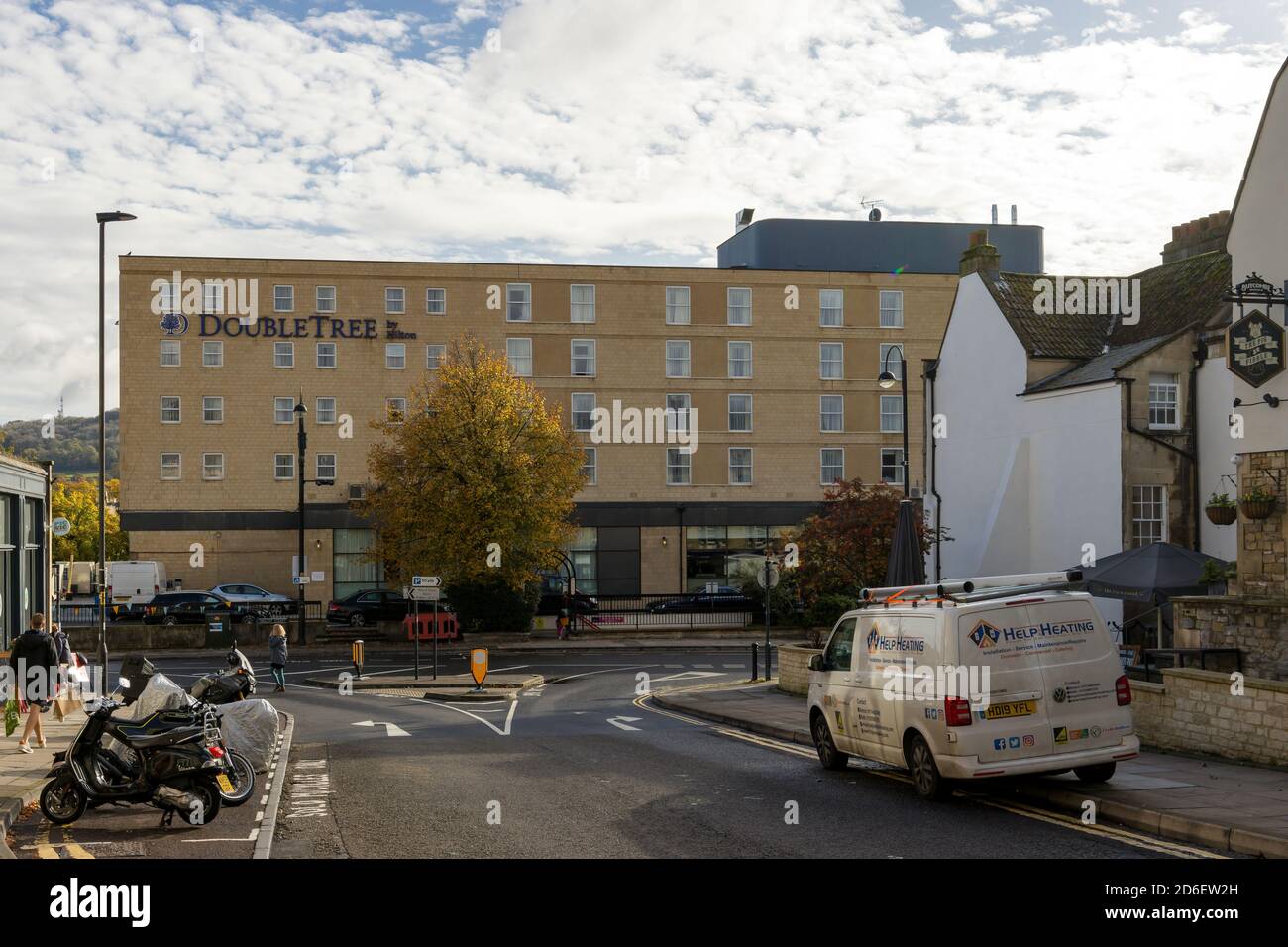 Exterior view of Hilton Bath Double Tree Hotel, Walcot St, Bath Stock Photo - Alamy
