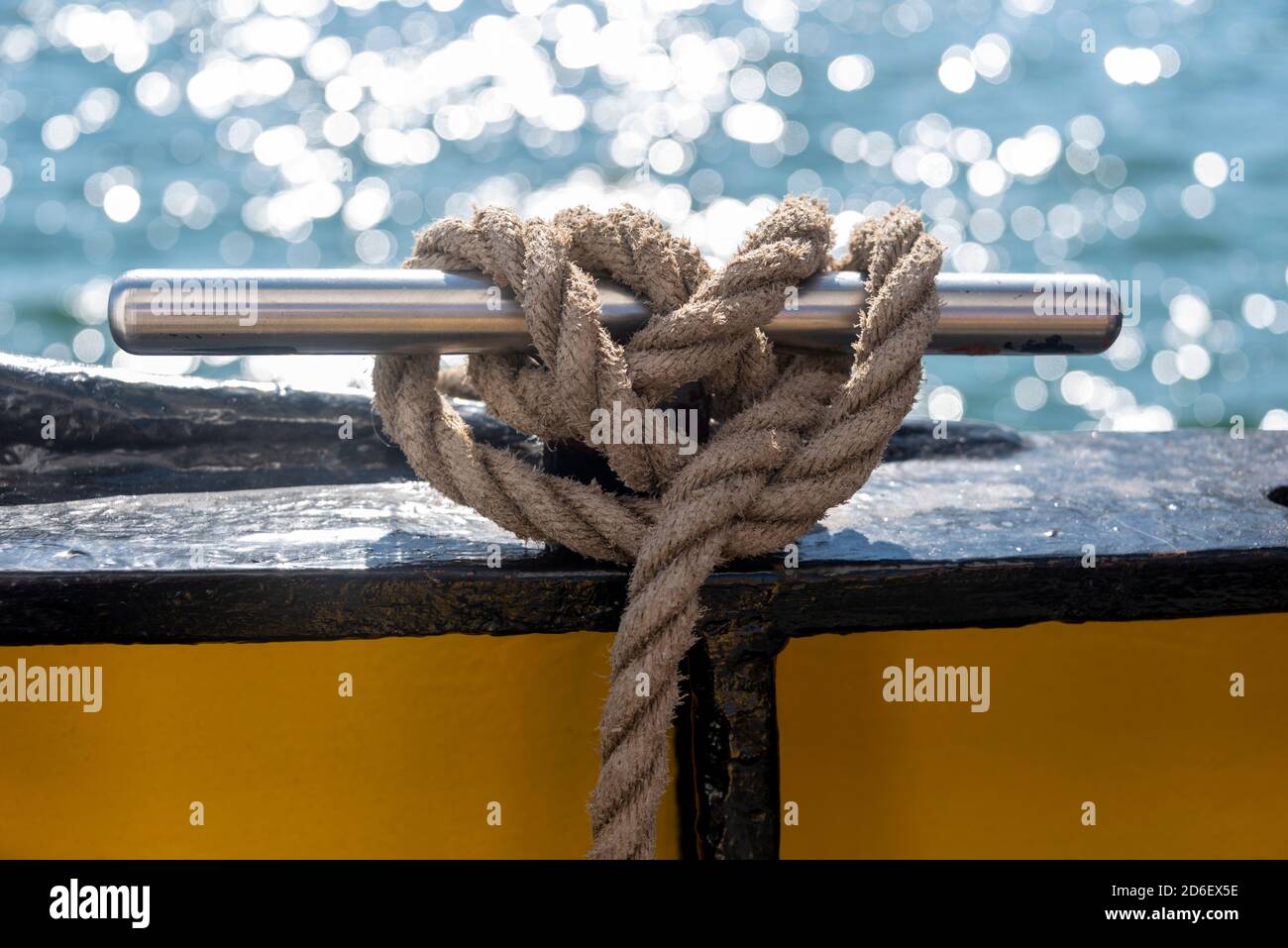 Ship detail, rope, rope, line Stock Photo - Alamy