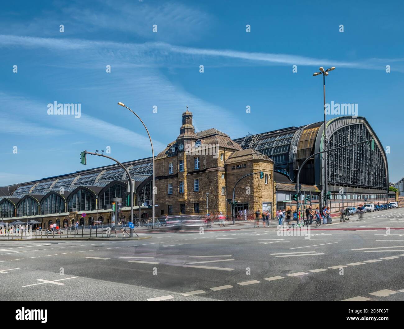 Central Station Hamburg Germany Stock Photo Alamy