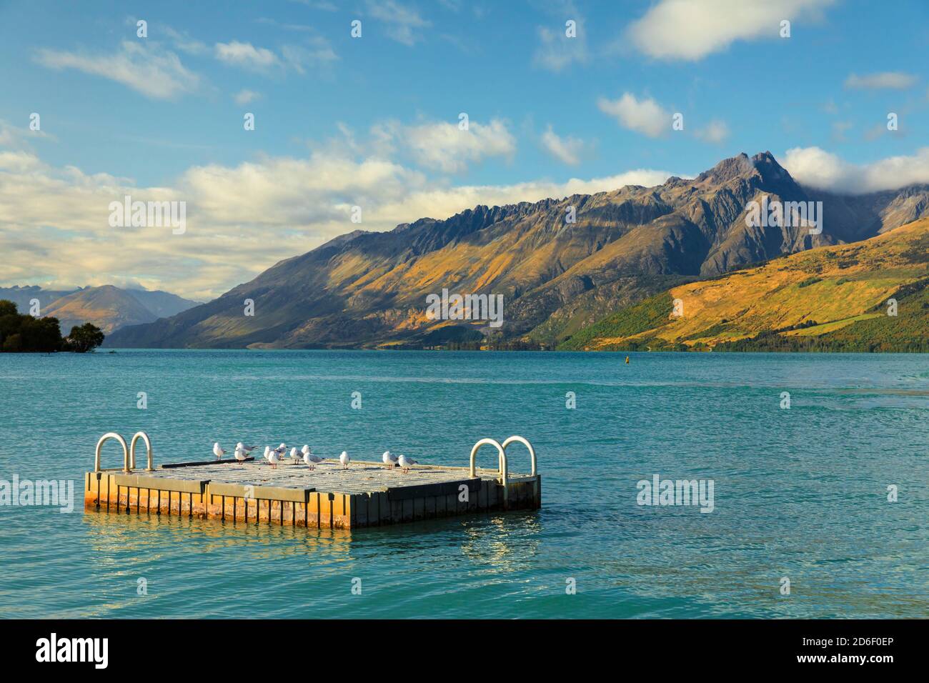 Glenorchy Lagoon, Glenorchy, Otago, South Island, New Zealand, Oceania Stock Photo