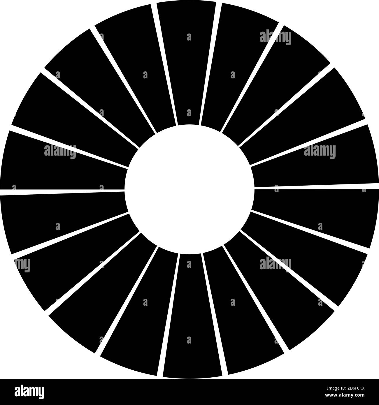 Circle Radiating Pattern Circular radial, radiating lines, beams, rays. Geometric circle vector ...