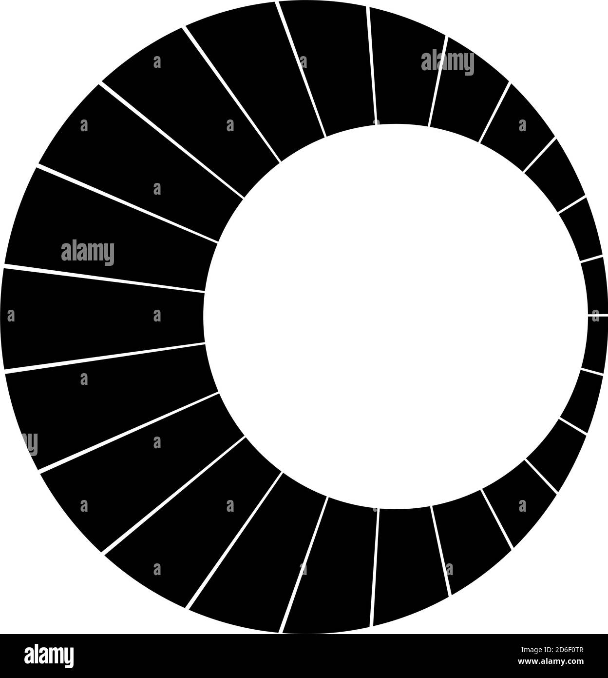 Circle Radiating Pattern Circular radial, radiating lines, beams, rays. Geometric circle vector ...