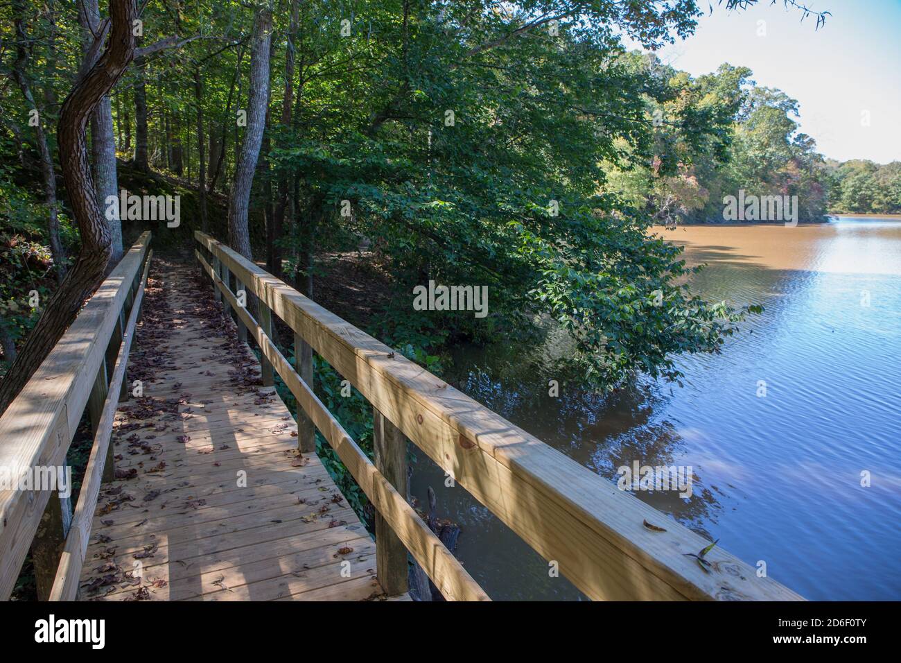 Rustic pedestrian bridge in rural hi-res stock photography and images ...