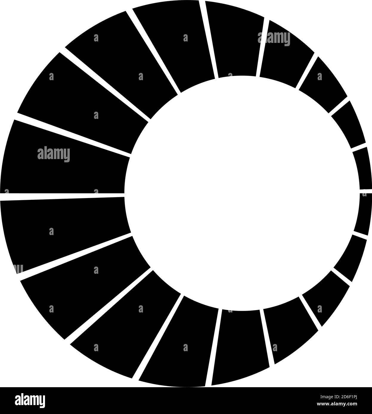 Circle Radiating Pattern Circular radial, radiating lines, beams, rays. Geometric circle vector ...