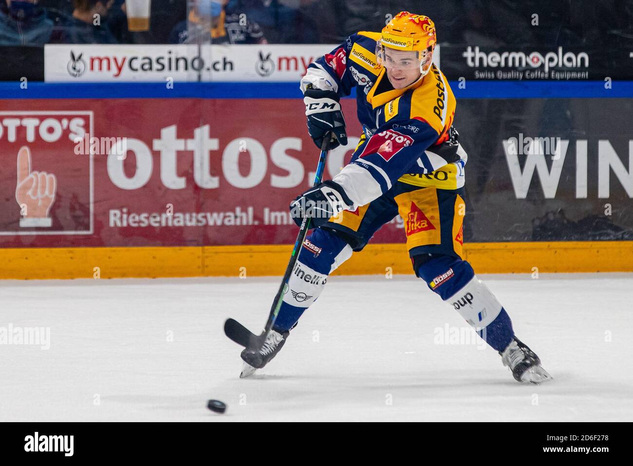Zug Switzerland 16th Oct 2020 Postfinance Top Scorer Gregory Hofmann Ev Zug During The National League