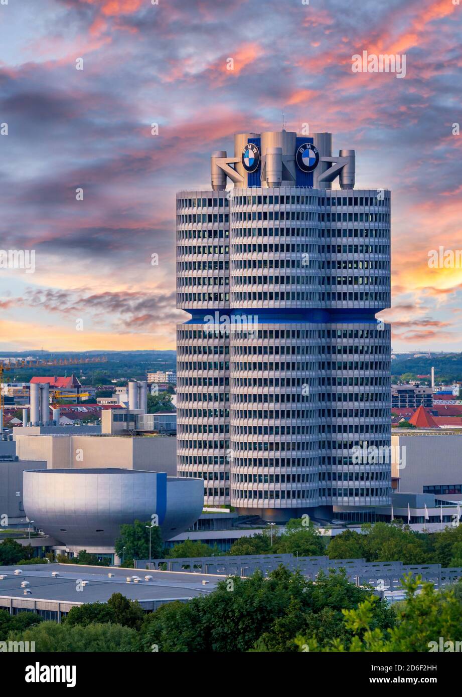 Bmw company headquarters munich hi-res stock photography and images - Alamy
