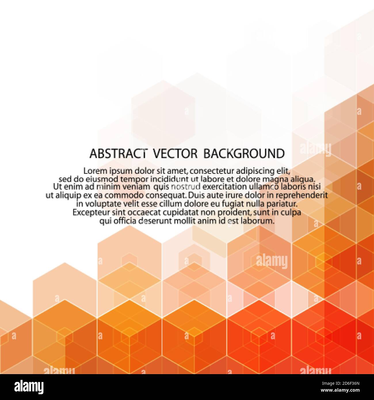 Abstract Hexagon Colorful Background. Vector illustration Stock Vector