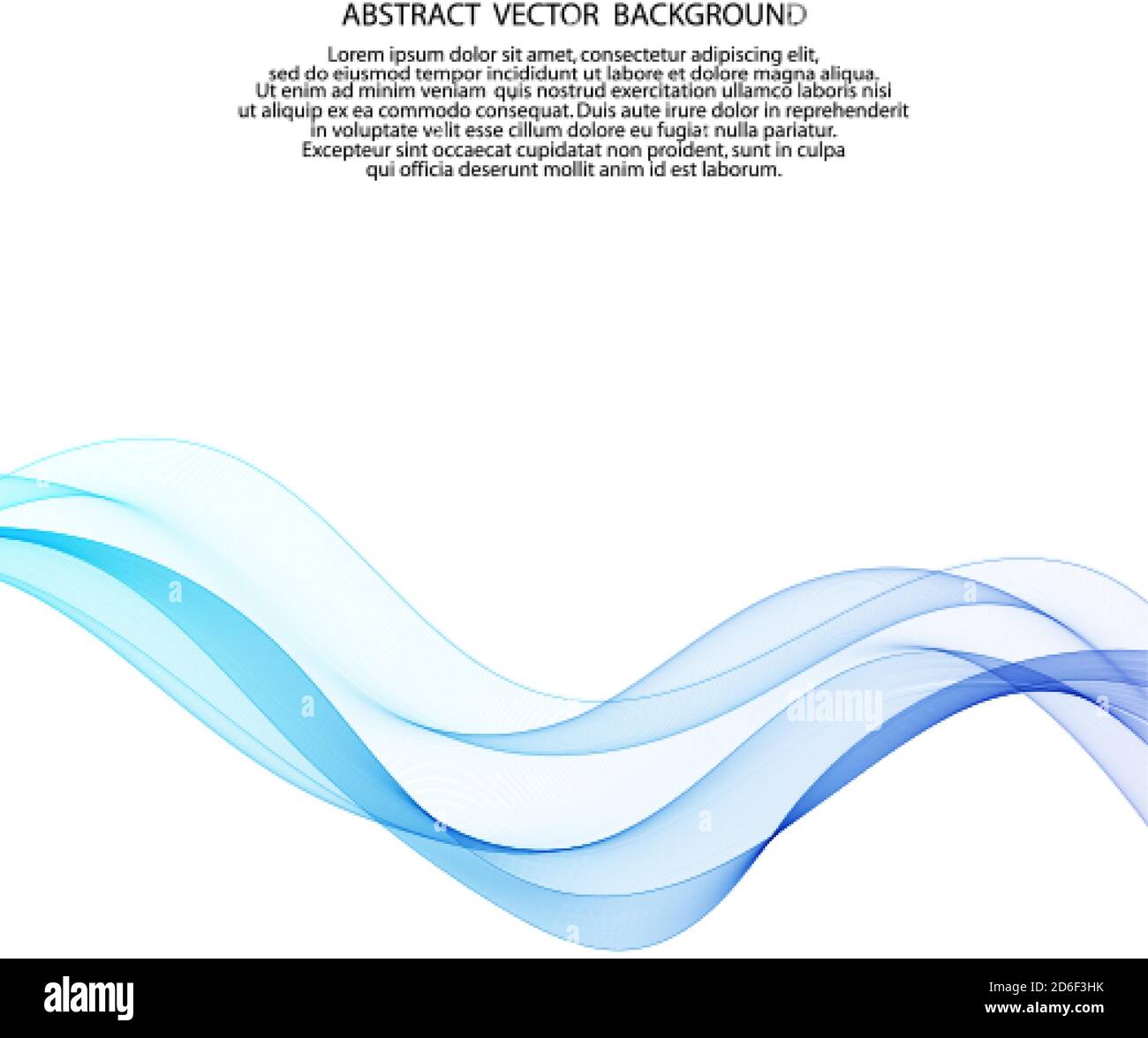 Abstract blue wave background. Eps 10 Stock Vector Image & Art - Alamy