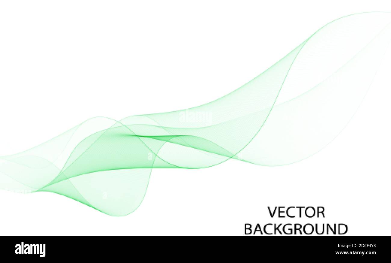 green wave. abstract vector graphics Stock Vector Image & Art Alamy