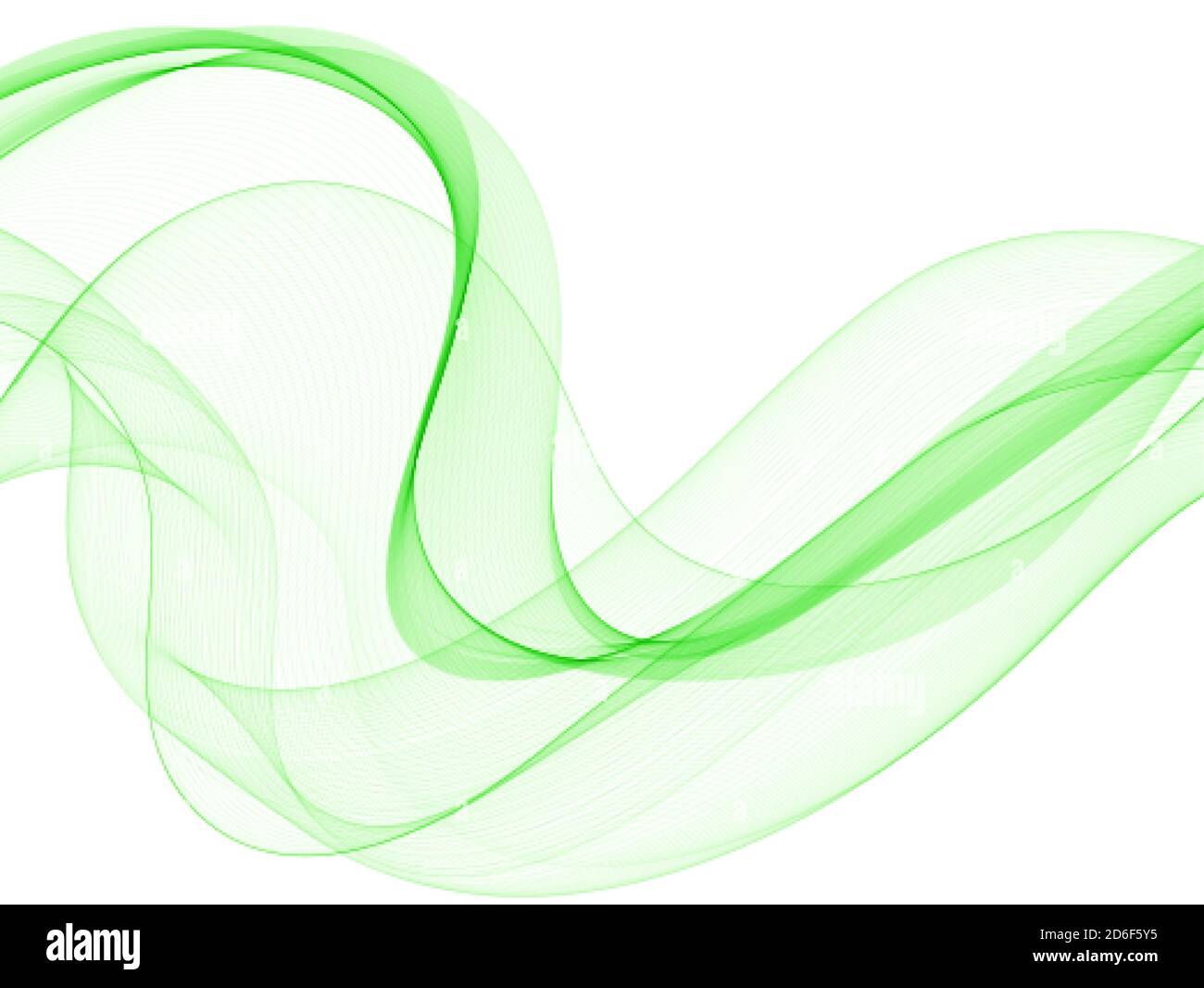 Abstract vector background. Design element - colored waves. curved lines isolated on white background Stock Vector