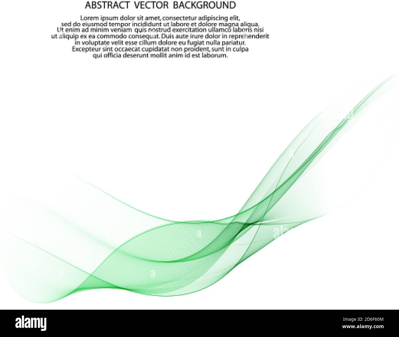 green wave. abstract vector graphics Stock Vector Image & Art Alamy