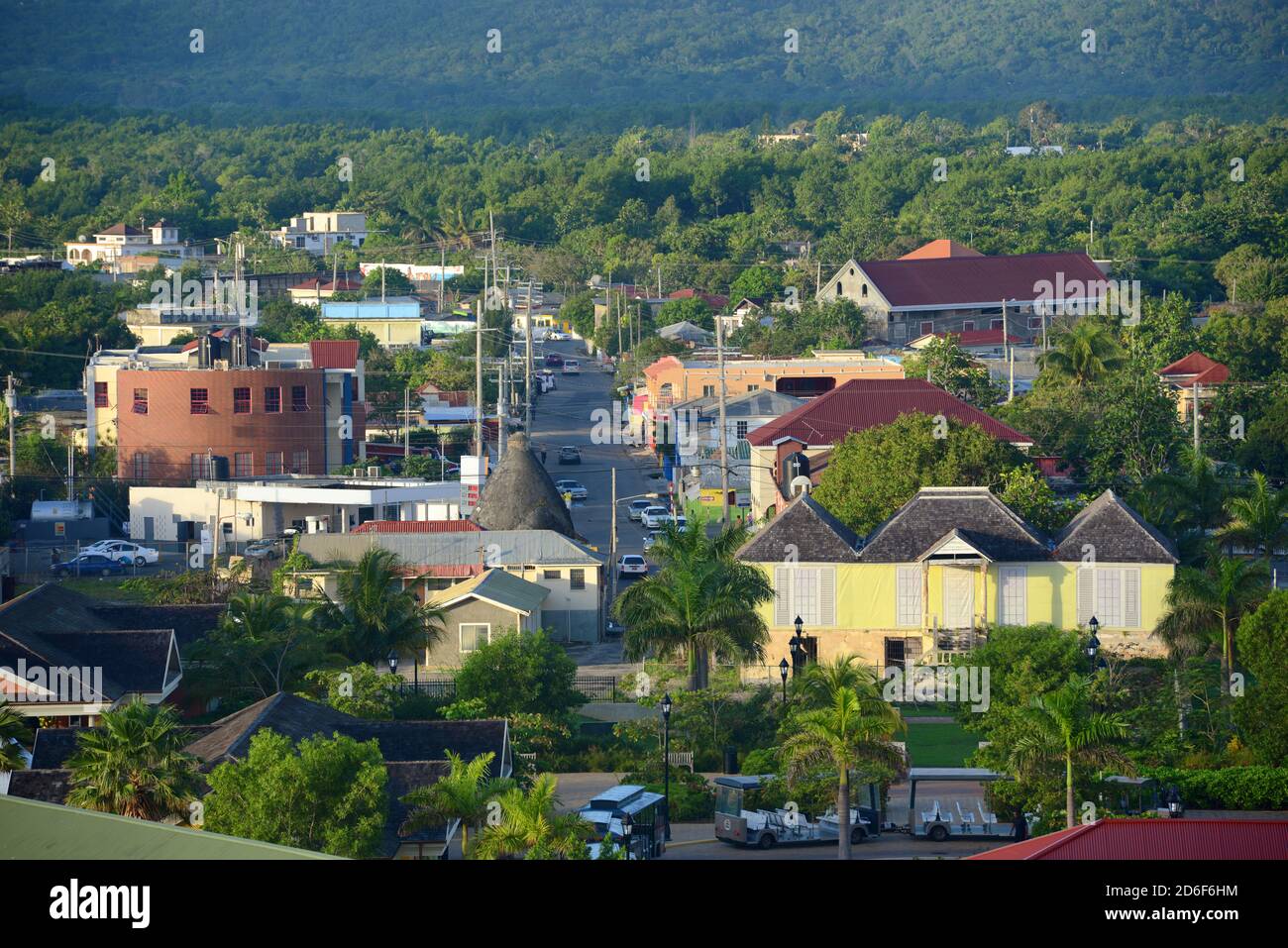 Falmouth downtown buildings, Jamaica. Falmouth is an historic town in