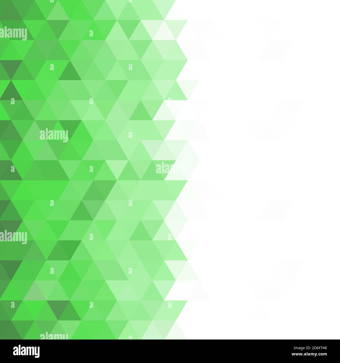 Abstract green triangle background, vector eps10 Stock Vector Image