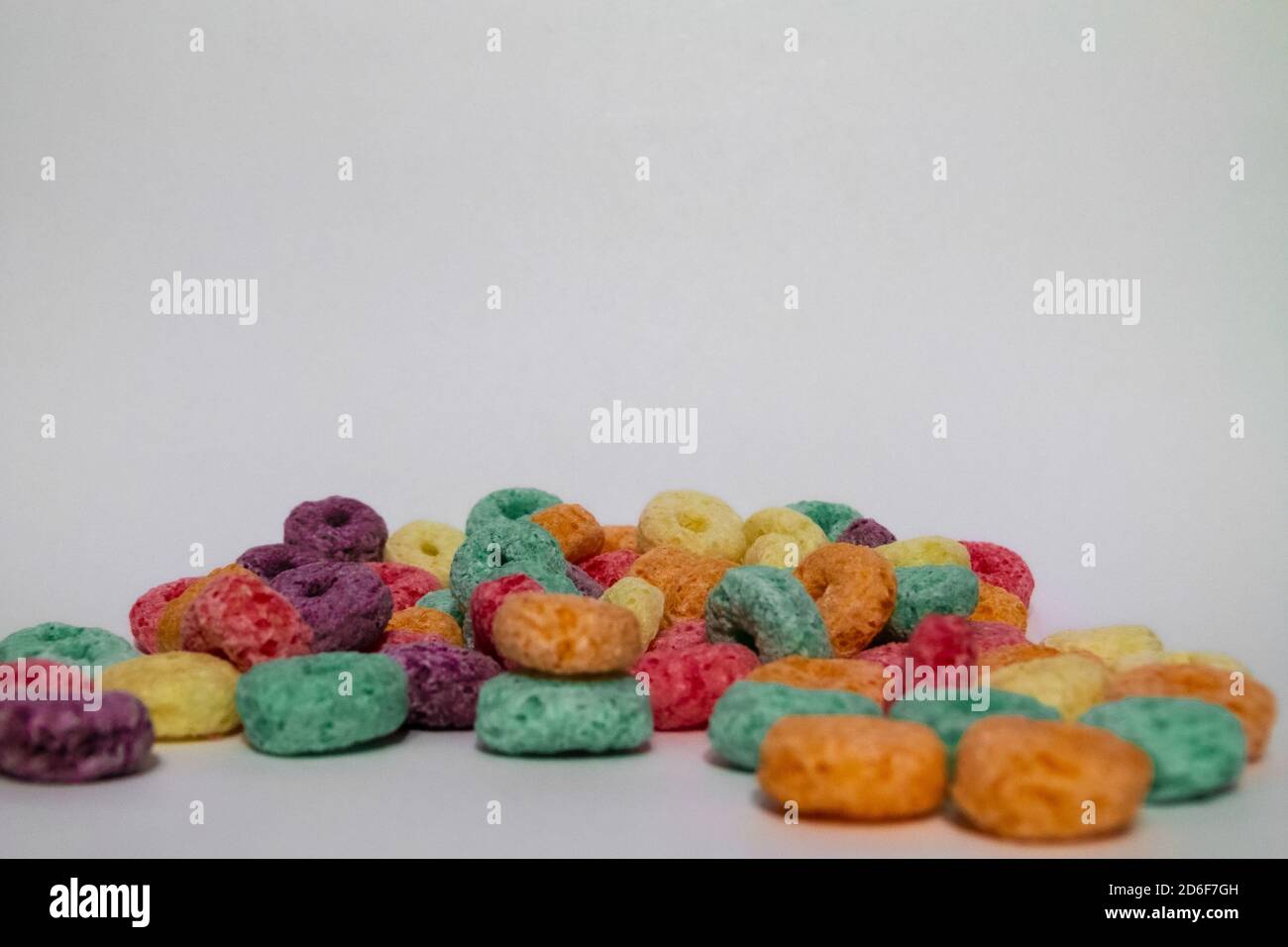 lots of fruit cereal wheels Stock Photo Alamy