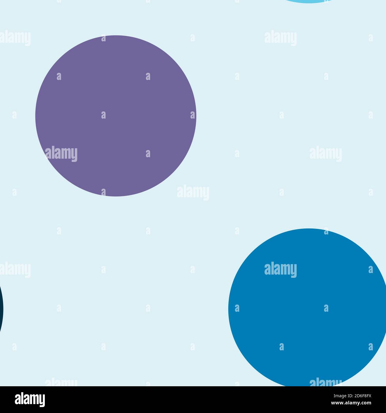 Circles, dots, polka-dots seamlessly repeatable colourful pattern, background. Speckle, stipple, stippling illustration. Vector Stock Vector
