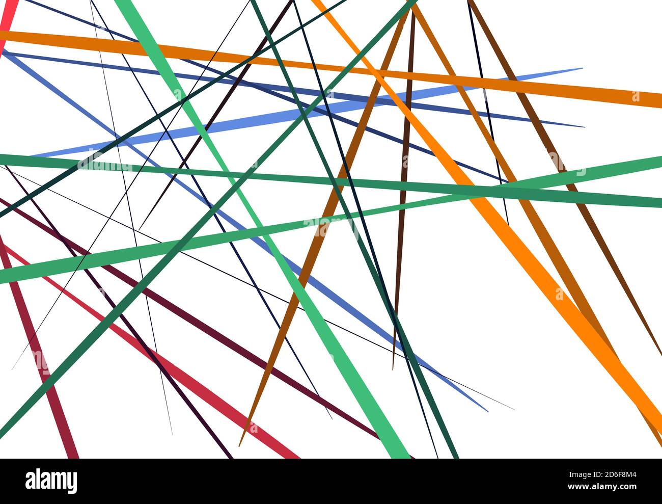 Random oblique, tilt, skew lines, stripes abstract vector art. Abstract ...
