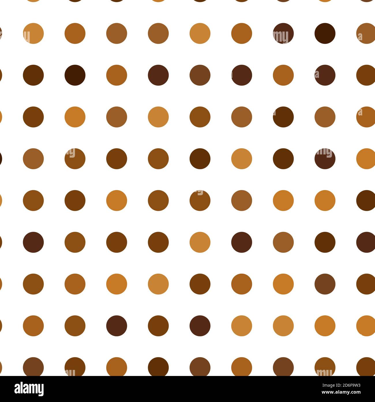 Circles, dots, polka-dots seamlessly repeatable colorful pattern, background. Speckle, stipple, stippling illustration. Vector Stock Vector