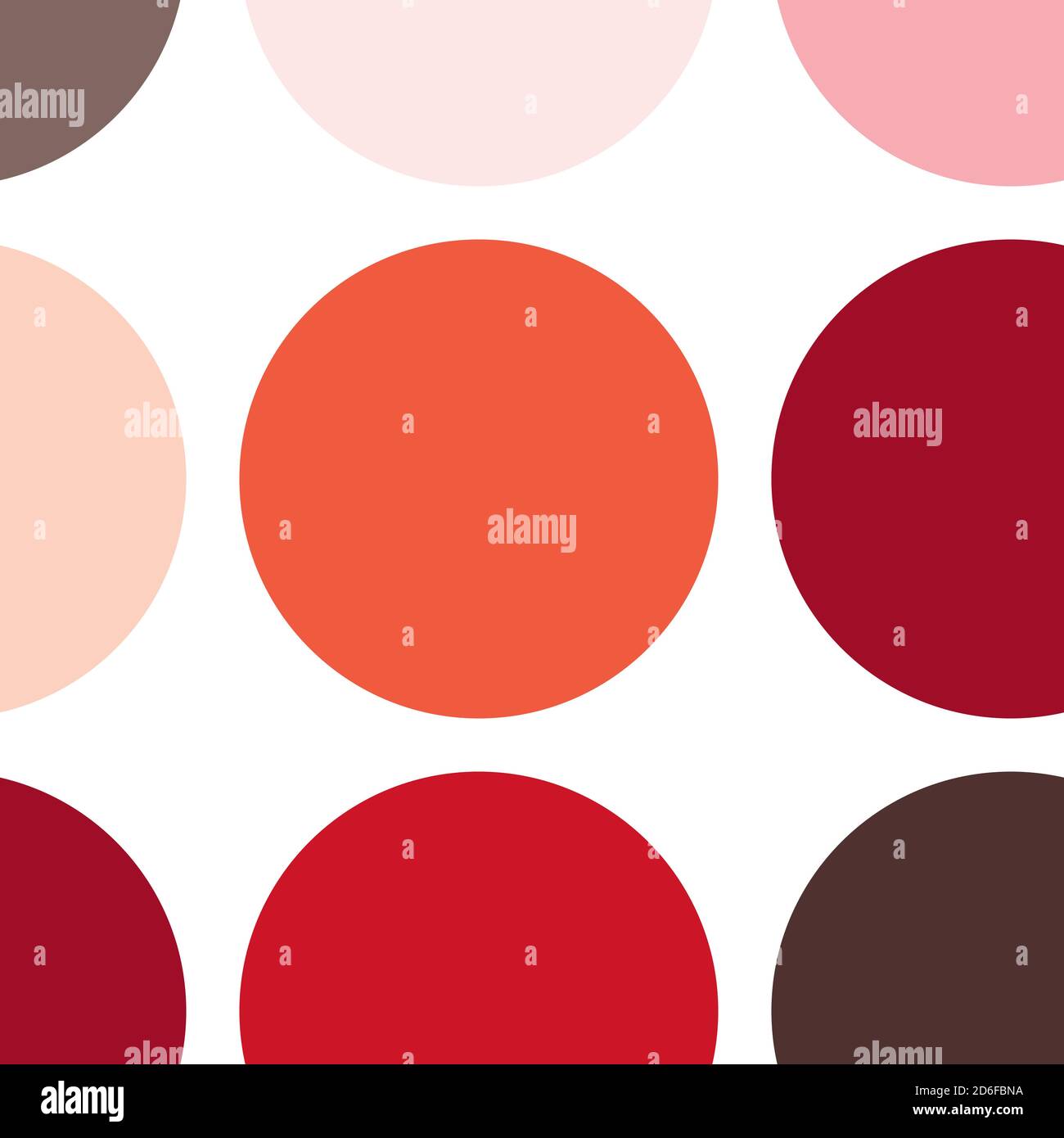 Circles, dots, polka-dots seamlessly repeatable colorful pattern, background. Speckle, stipple, stippling illustration. Vector Stock Vector