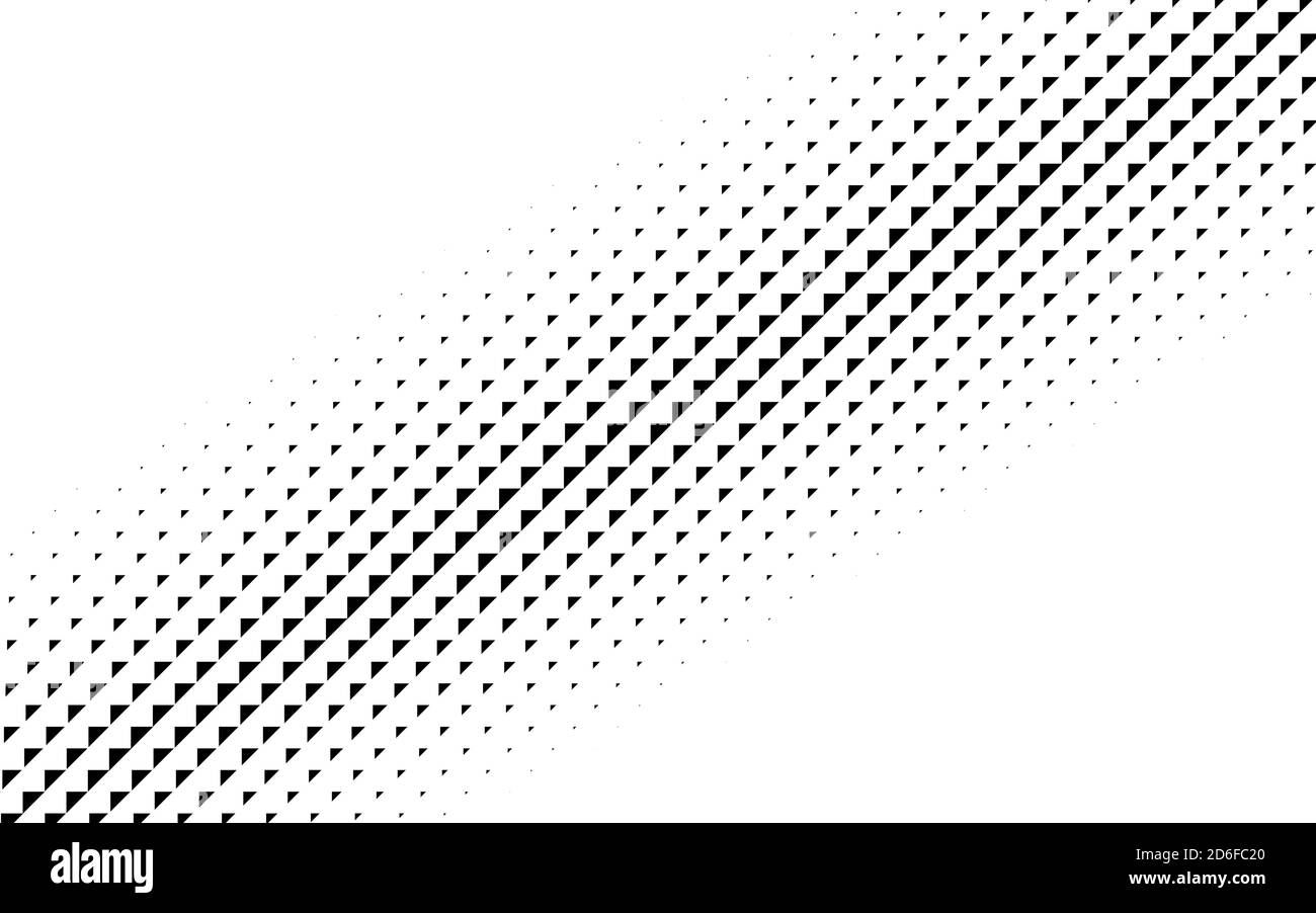 Triangles halftone vector illustration. Triangle geometric background ...
