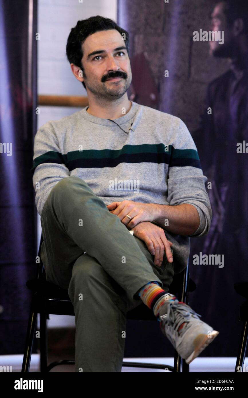 Mexico City Mexico 15th Oct 2020 Mexico City Mexico October 15 Actor Alfonso Herrera Speaks During A Press Conference To Promote El Paraiso De La Invencion At Theater Milan On October