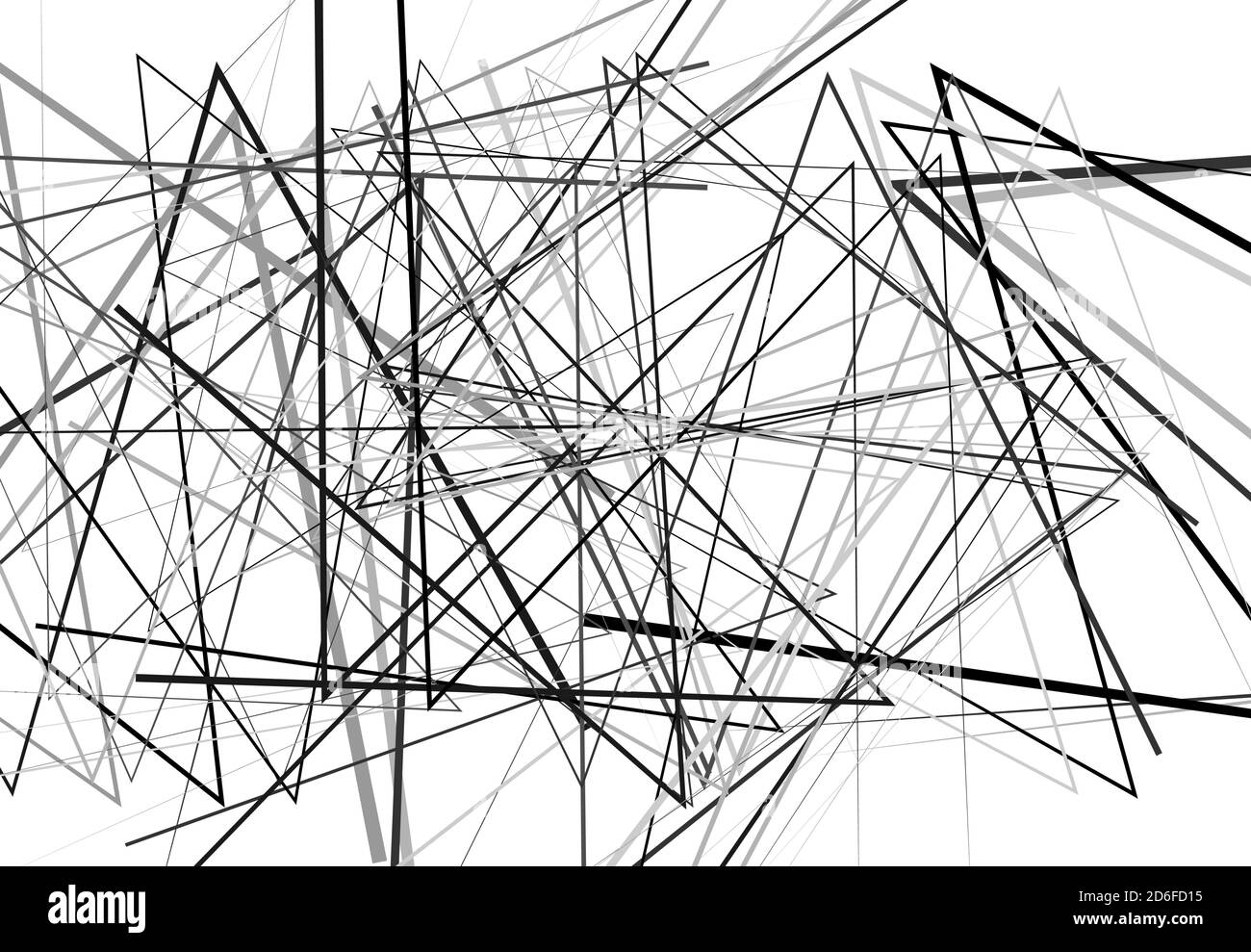 Edgy, angular lines abstract vector art. Abstract zig-zag; criss-cross ...