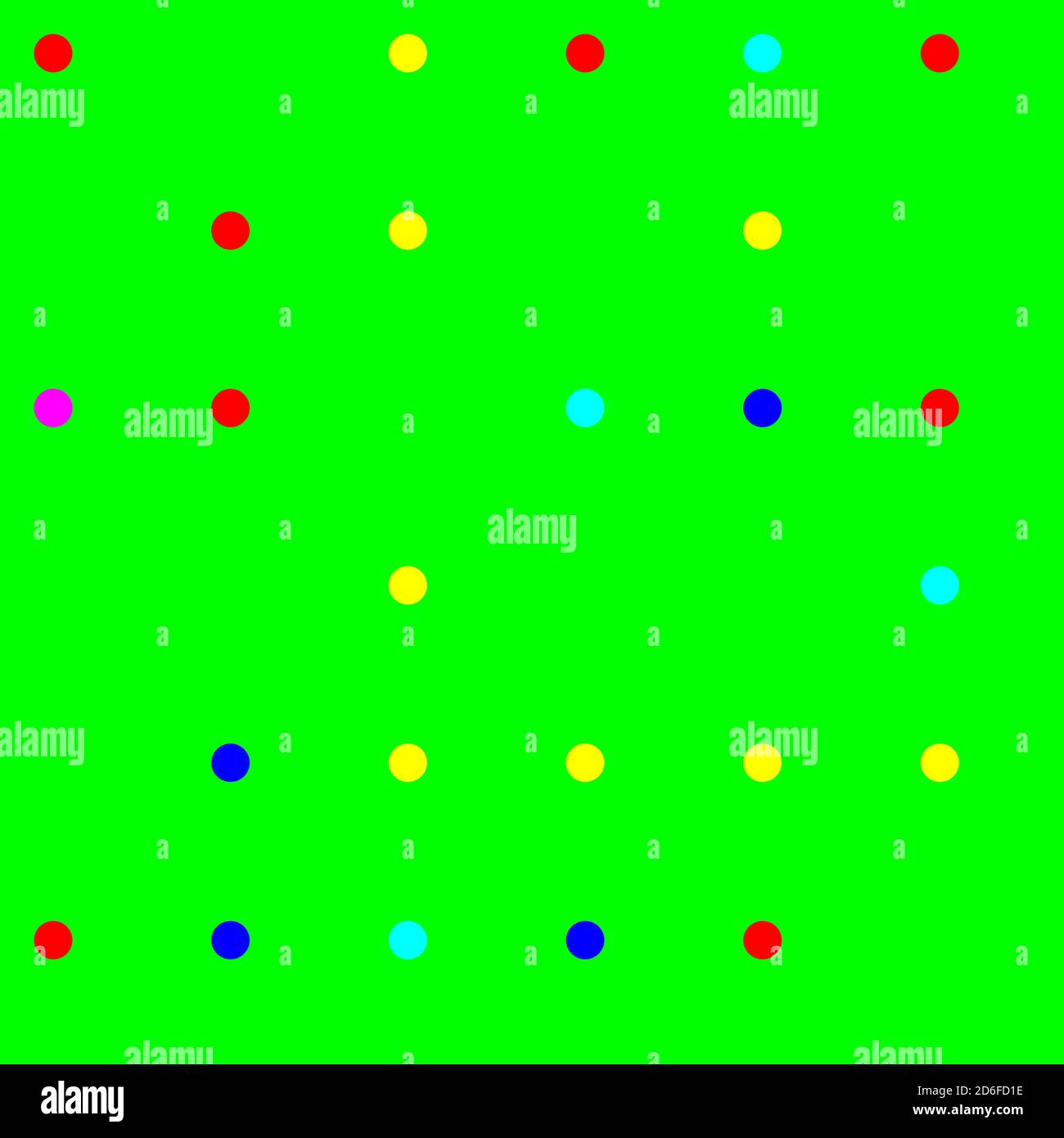 Circles, dots, polka-dots seamlessly repeatable colourful pattern, background. Speckle, stipple, stippling illustration. Vector Stock Vector
