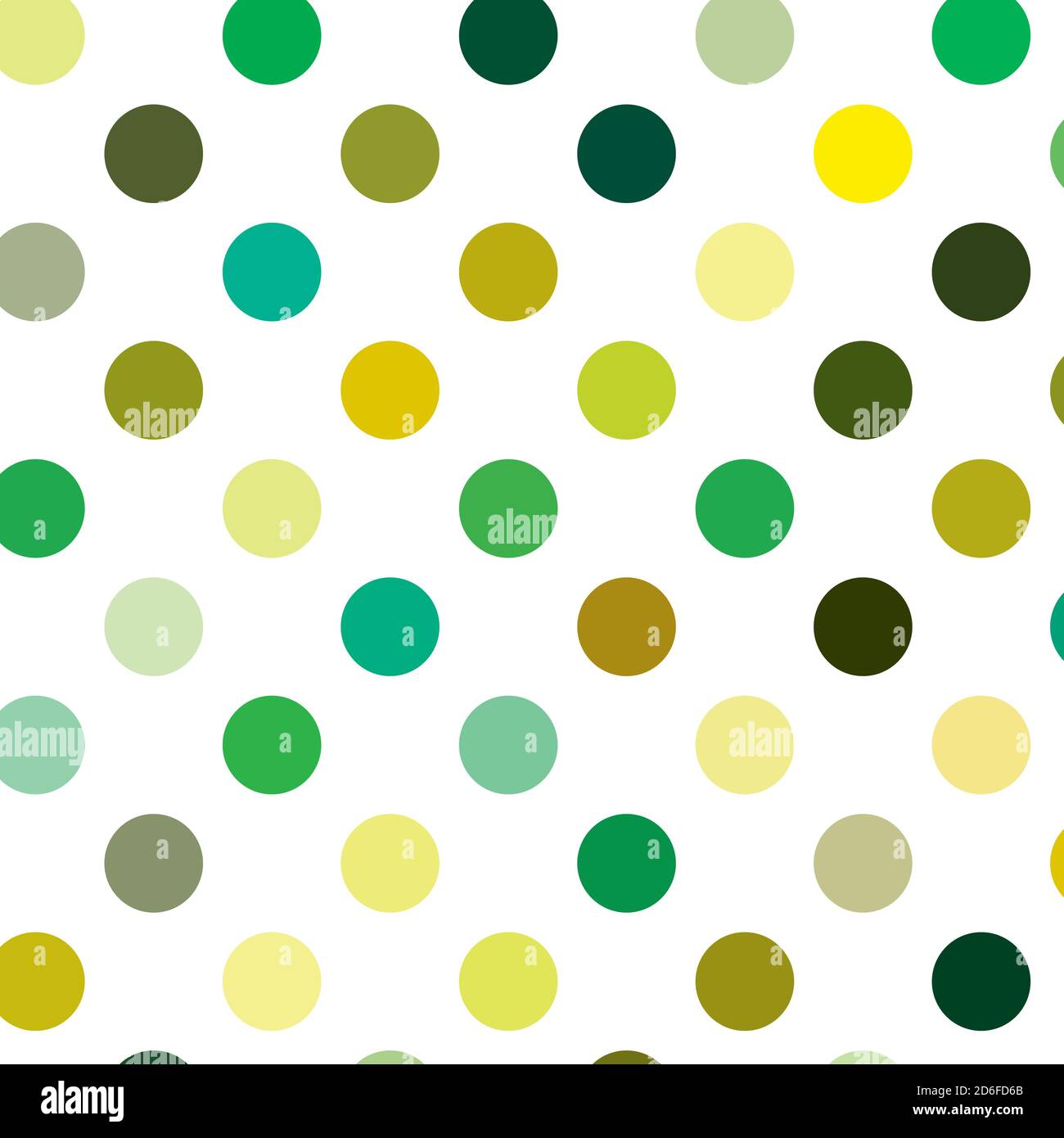 Circles, dots, polka-dots seamlessly repeatable colorful pattern, background. Speckle, stipple, stippling illustration. Vector Stock Vector