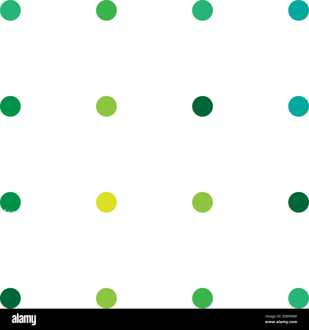 Circles, dots, polka-dots seamlessly repeatable colorful pattern, background. Speckle, stipple, stippling illustration. Vector Stock Vector