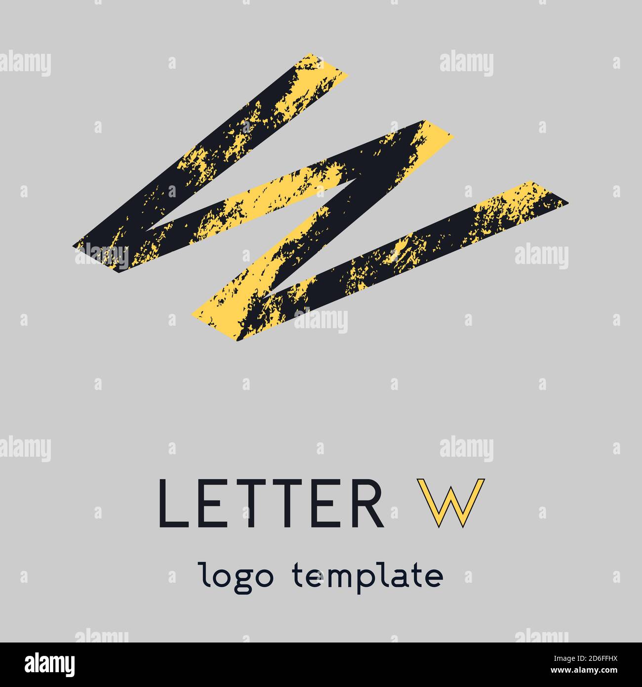 Logo template using letter hi-res stock photography and images - Alamy