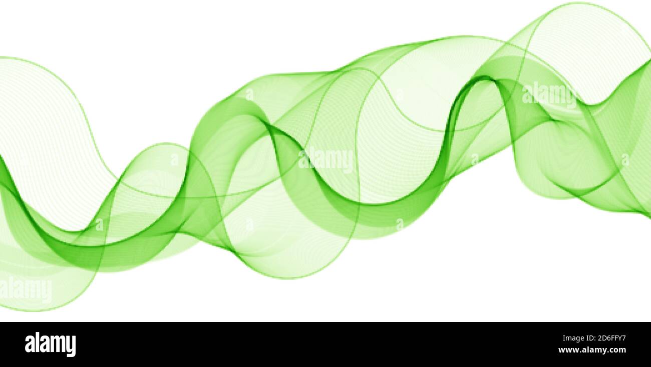 Abstract green wave. Background for presentation Stock Vector Image ...