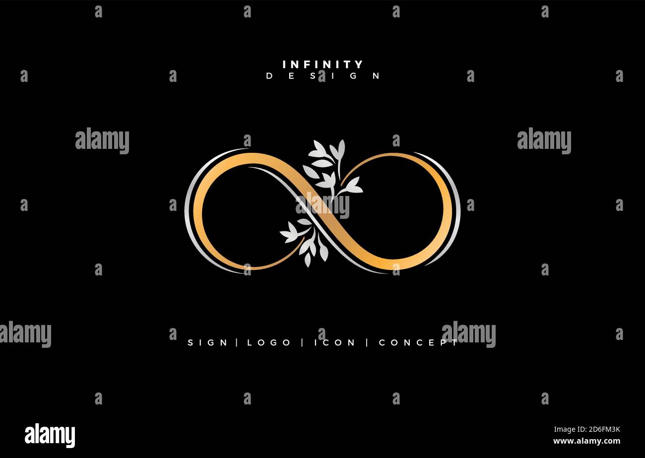 Infinity wedding logo, Elegant Infinity Collection, 4 extensions