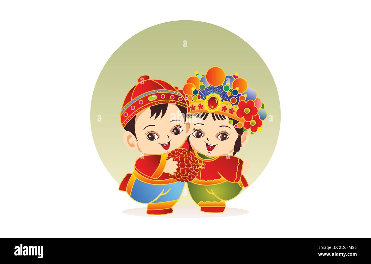 Chinese wedding couple, Chinese wedding cartoon, Traditional Chinese Wedding, Chinese bride and groom cartoon wedding in traditional red dress gown Stock Vector Image & Art - Alamy Chinese wedding couple, Chinese wedding cartoon, Traditional Chinese Wedding, Chinese bride and groom cartoon wedding in traditional red dress gown Stock Vector Image & Art - Alamy