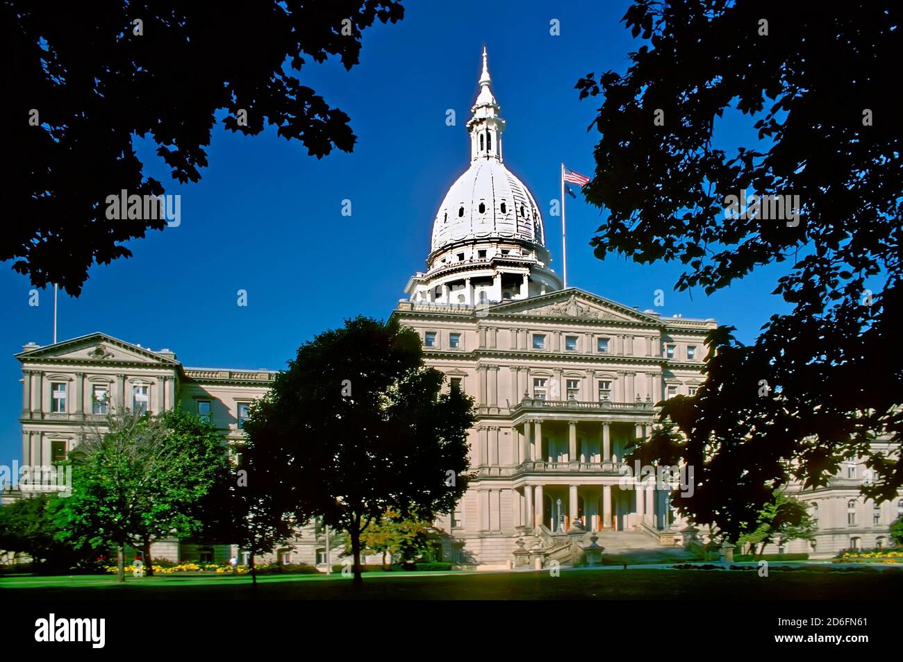 Lansing Michigan State Capitol Building Stock Photo