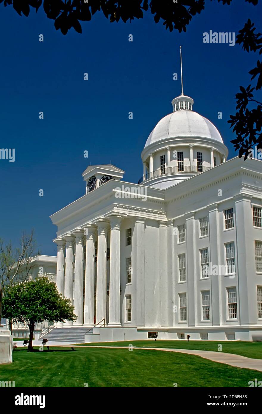 Montgomery Alabama State Capitol Building Stock Photo