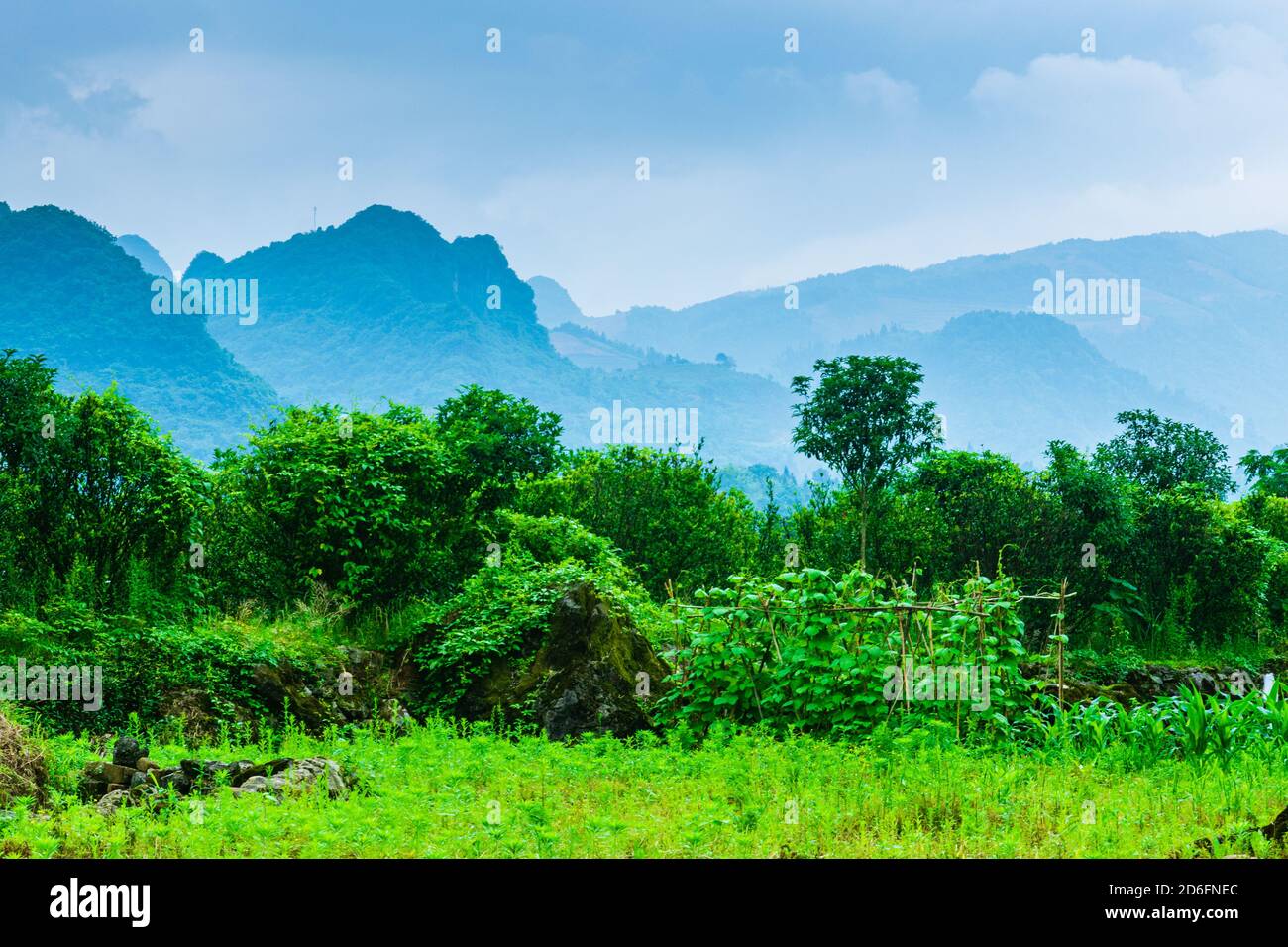 Mountains scenery Stock Photo