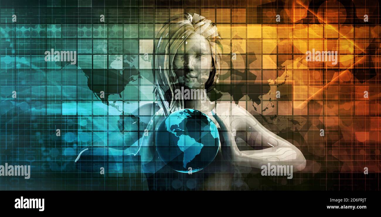 Global Strategy in a Business as a Concept Stock Photo - Alamy