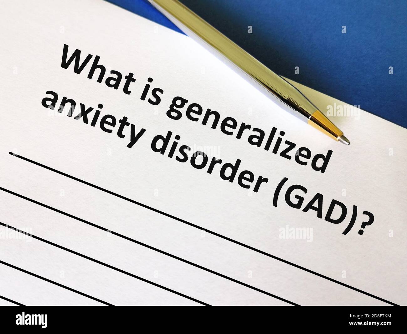 Generalized anxiety disorder hi-res stock photography and images - Alamy