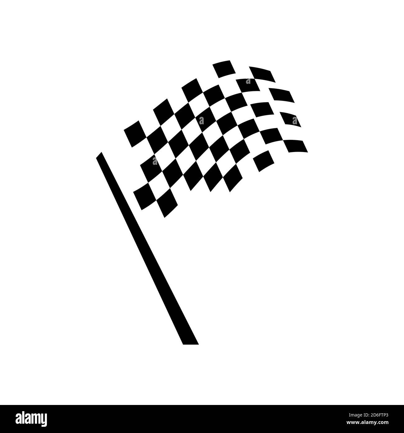 finish flag icon logo sign racing competition vector illustration Stock ...