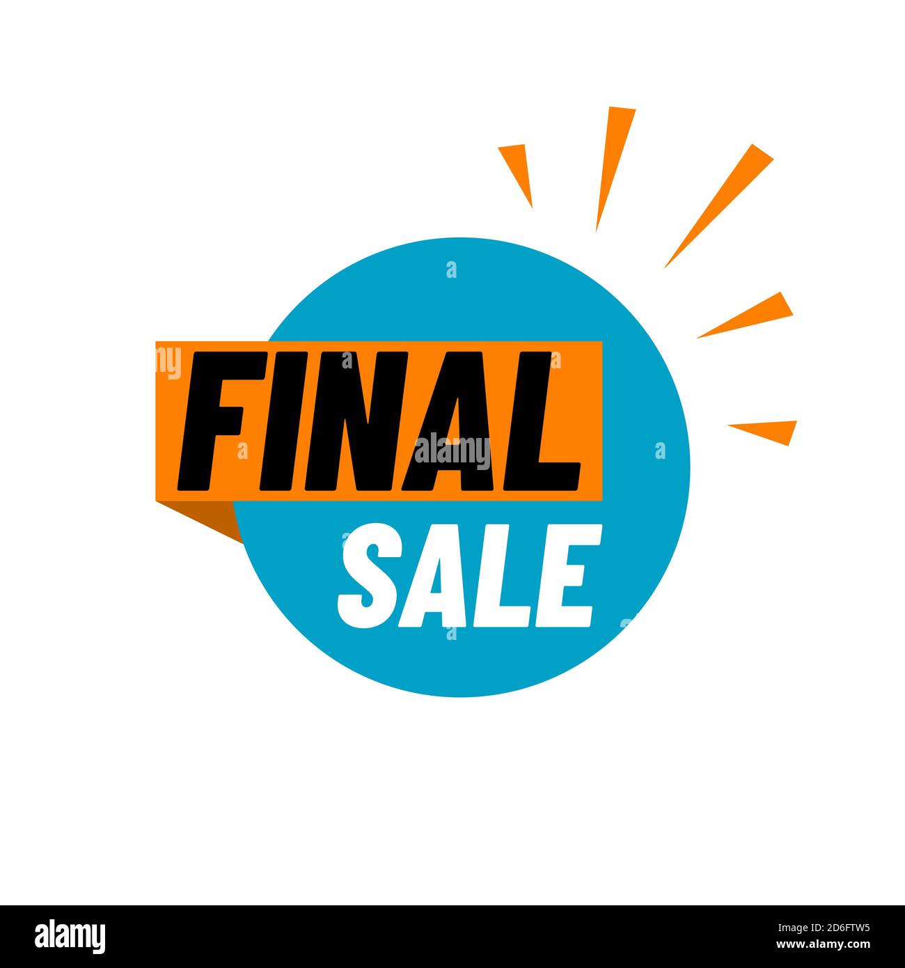 final sale logo sign banner special offer promotion vector illustration